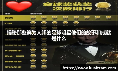 揭秘那些鲜为人知的足球明星他们的故事和成就是什么
